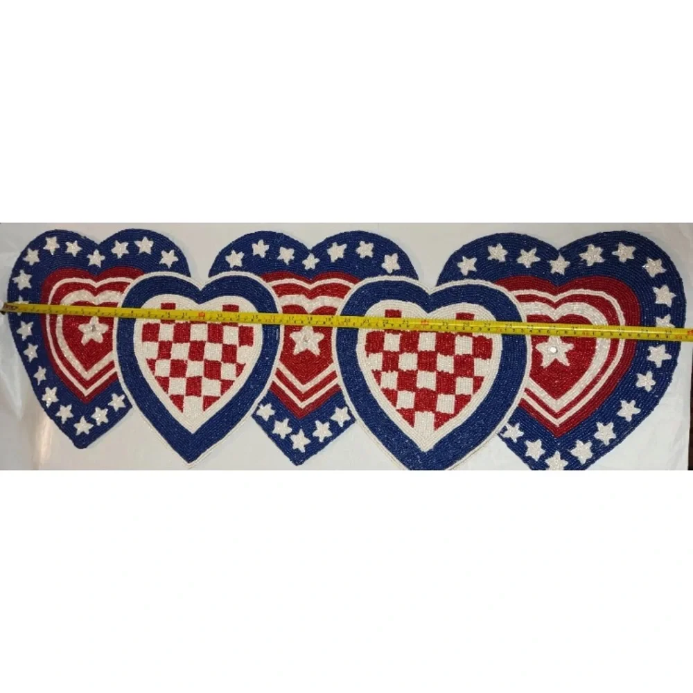 N/A patriotic beaded